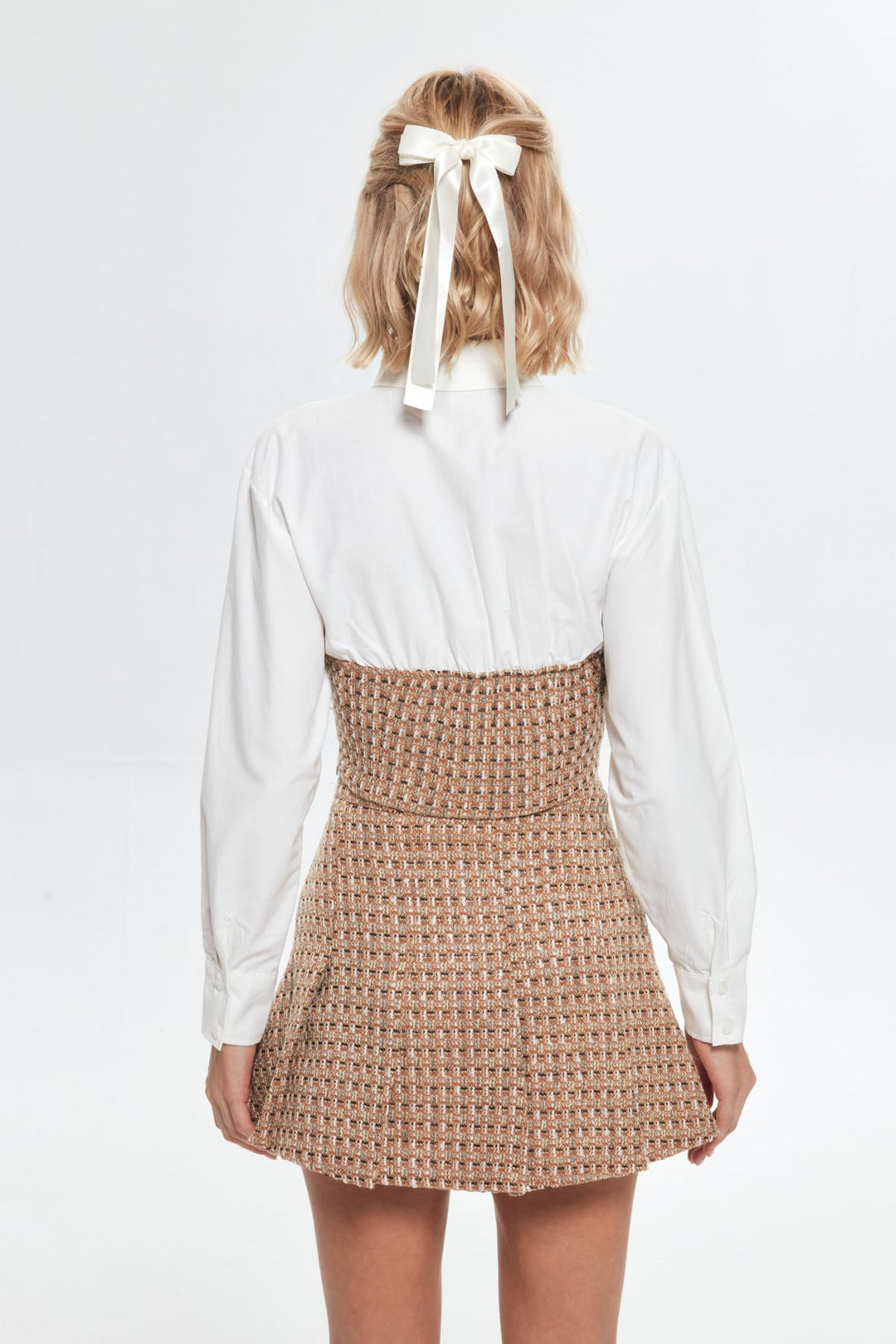 Tüvit Detaylı Gömlek Kahverengi