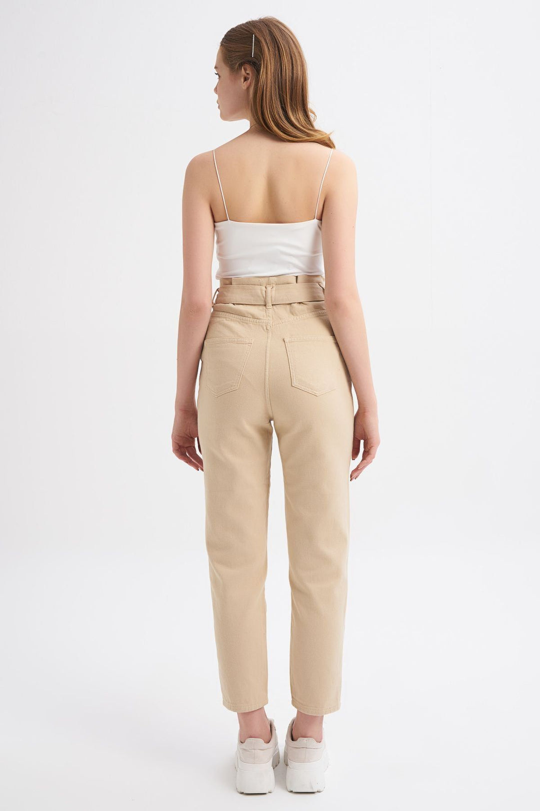 Kemerli Mom Jean Bej