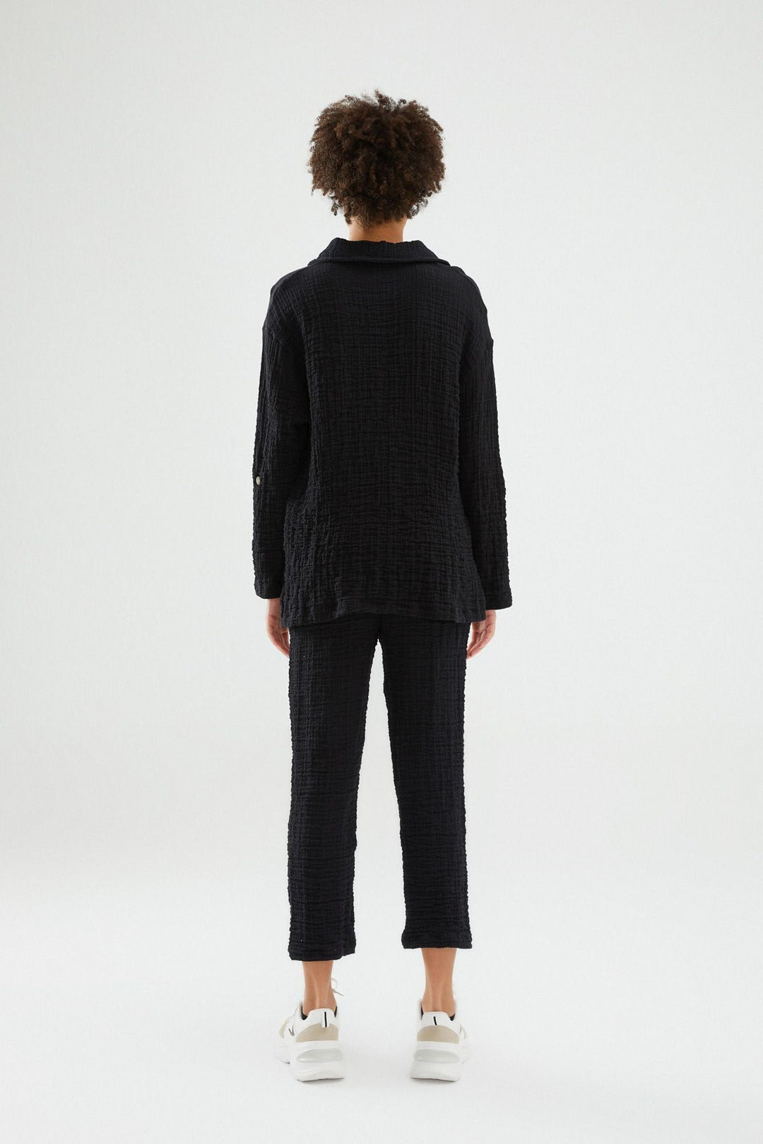 Uzun Kollu Gömlek Siyah