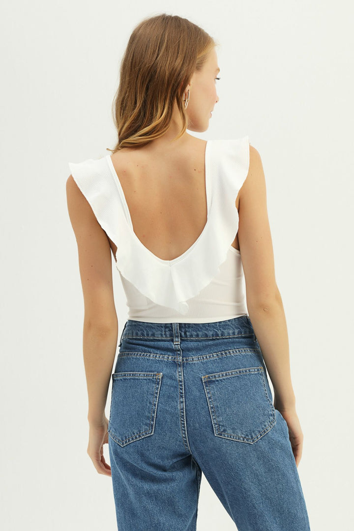 Flywheel Bodysuit Ecru