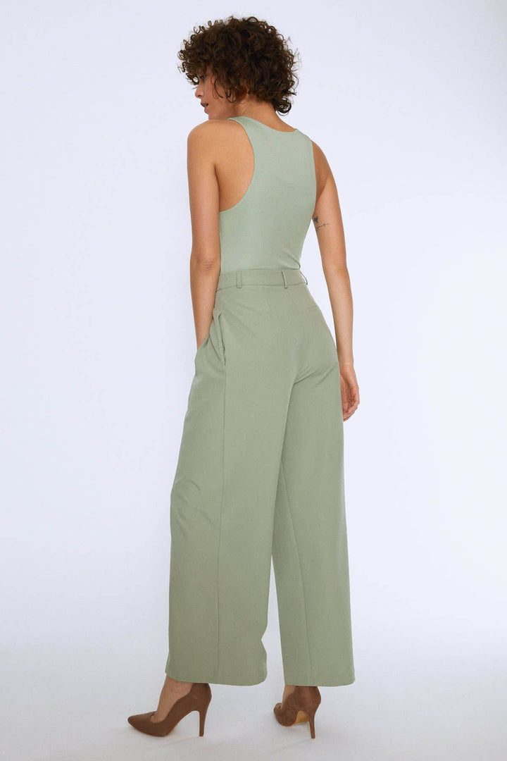 Halter Yaka Bodysuit Mint