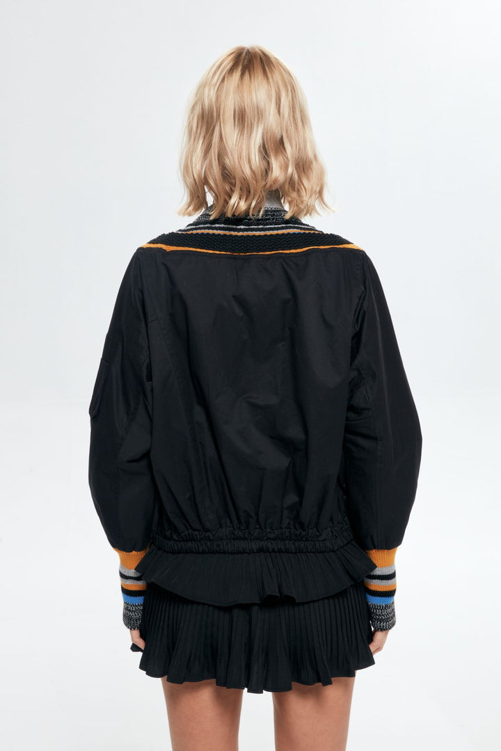 Match Detaylı Mevsimlik Ceket Siyah