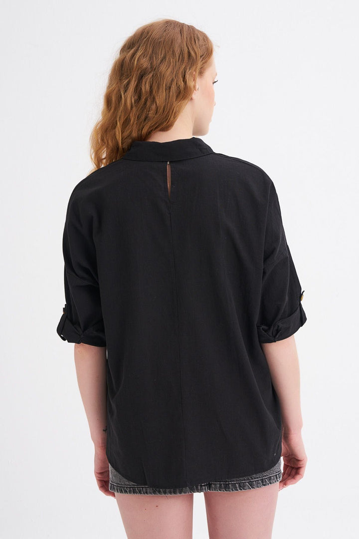 Trojan Sleeve Shirt Black