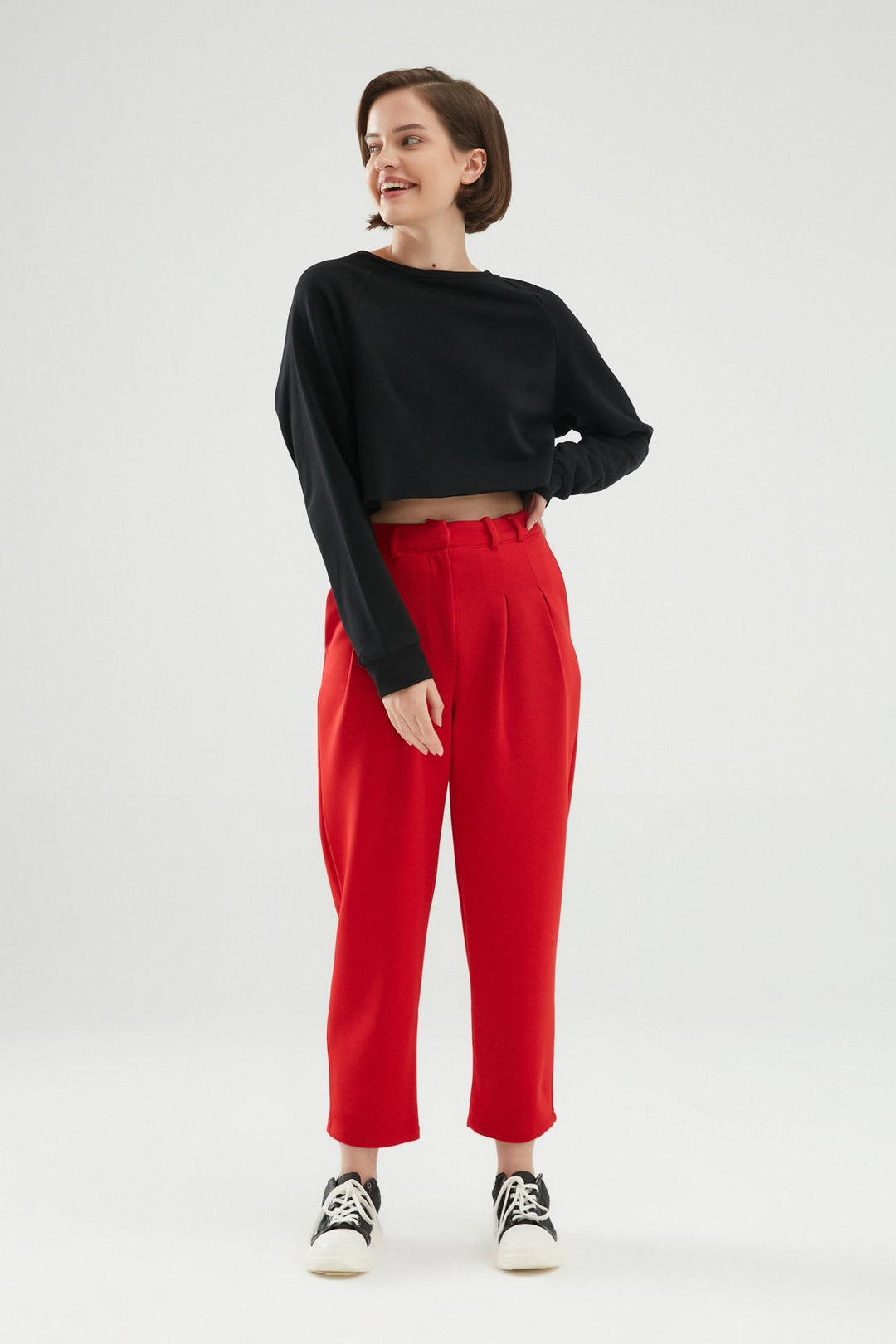 Low Back Sweatshirt Black