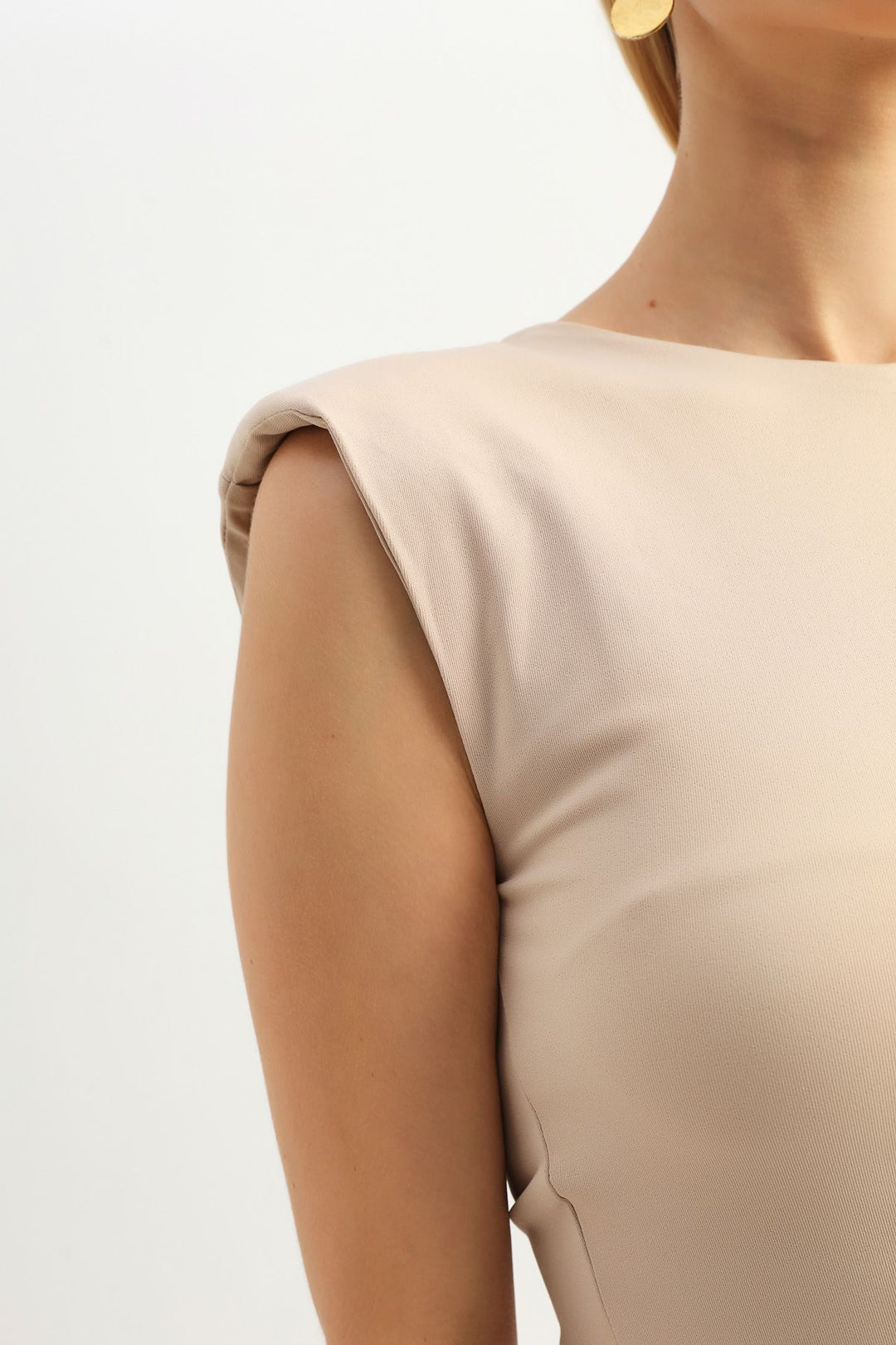 Waistcoat Bodysuit Beige