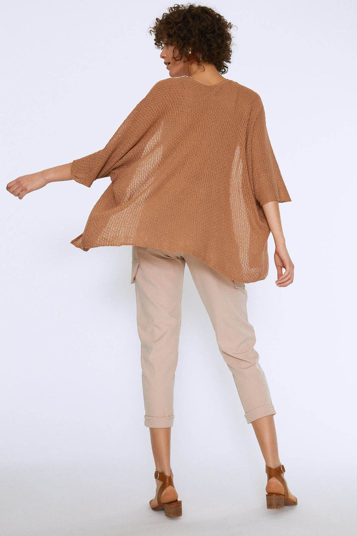 Shabby Knitwear Cardigan Camel